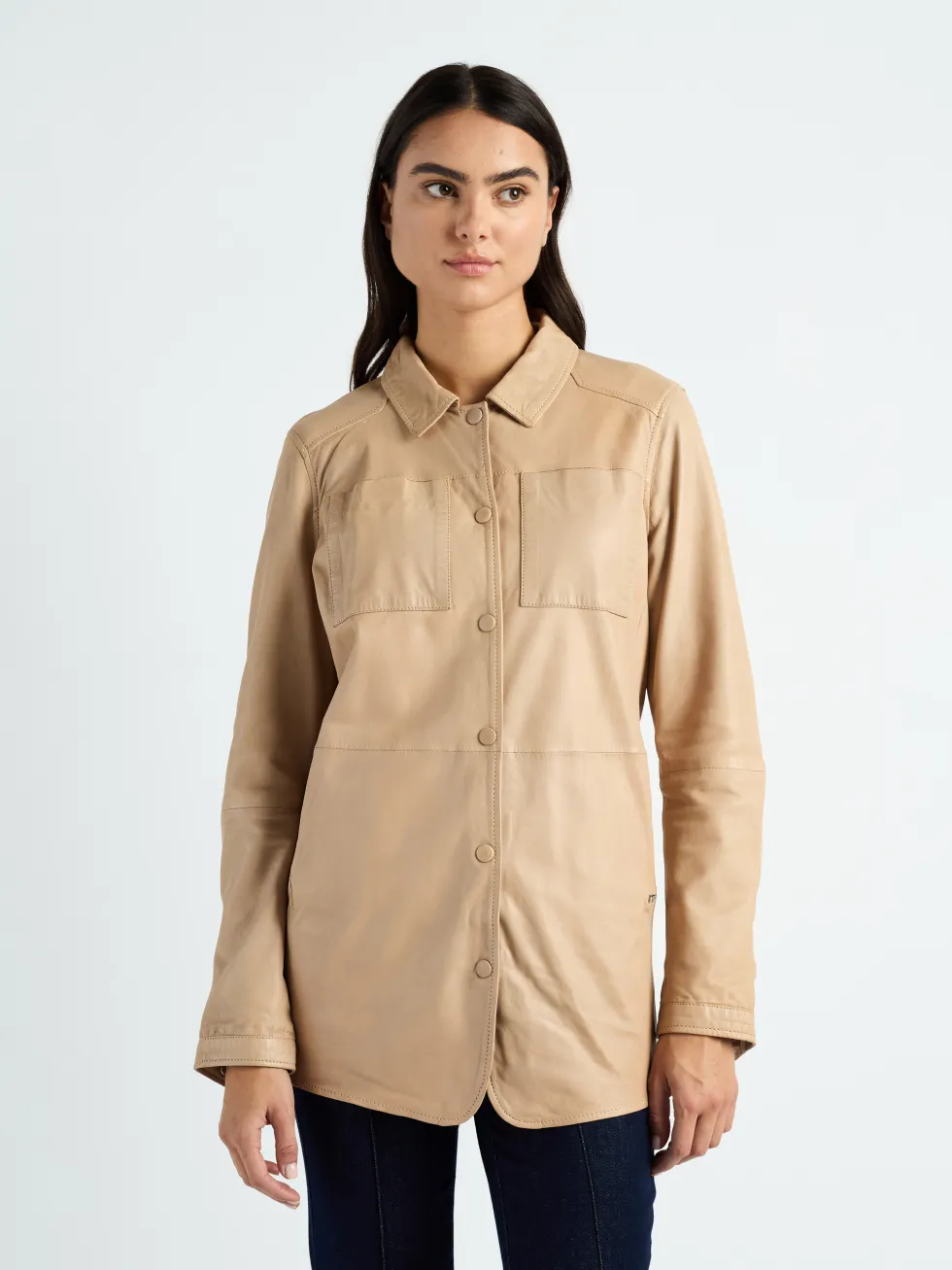 Lederkurzmantel 42020135